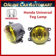 2 Pcs Honda Universal Car Fog Lamp/Fog Light OEM Replacement Part (H1 Yellow)