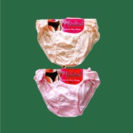 1 Jepit 3 Pcs Celana Dalam Yutind - CD Wanita Dewasa - Karet Zigzag 1 Warna 3 CD / CD Wanita 1 bande