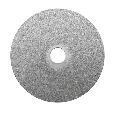 4" 100mm 80-2000 Girt Diamond Coated Flat Lap Wheel Lapidary Polishing Grinding Disc Gemstone Glass 