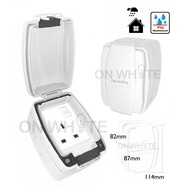 Weatherproof Switch Socket Outlet 13A iP66 86486 OUTDOOR /MK/EUROSAFE/OPS/SCHNEIDER/HAGER/DLX/MAXVI/
