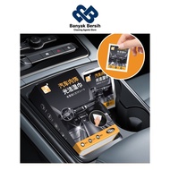 BANYAK BERSIH [12pcs] Car Interior Maintenance Cleaning Wipes Dashboard Cleaner Car Seat Wet Tissue 