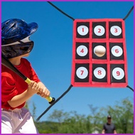 Pitching Target Strike Zone Softball Baseball Pitch Training Strike Zone Numbered 9-Hole Pitching Tr