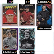 F1 Topps Chrome Card (RAINBOWS) - Michael Schumacher, Ayrton Senna, David Coulthard, Alain Prost & N