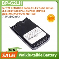 BP-62LH High Capacity Walkie-talkie Battery 7.4V 3800mAh for TYT KENWOOD Radio TH-F5 Turbo Linton LT