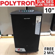 SPEAKER POLYTRON 10 IN PASPRO-10F7 XBR PORTABLE / SALON CAS 10 F7 10F7 10IN PASS PRO BLUETOOTH
