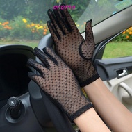 AROMA Women Gloves Women Lace Mittens Anti Uv Driving Breathable Driving Gloves