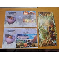 Living Corals Reef Terumbu Karang Malaysia 2013 Stamp & Miniature Sheet MS FDC Pair with brochures