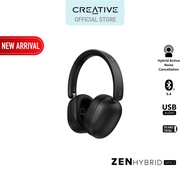 Creative Zen Hybrid Gen 2 - Wireless Over-Ear Headphones with Hybrid ANC, Up to 70 hours Battery Lif