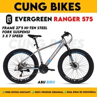 Yumikosports Evergreen Sepeda Gunung Mtb 27.5 Type Ranger 575 21 Speed Velg Tinggi