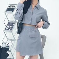Bloobel - Alice Skort (CRK016) Short Skirt Pants Korean Mini Skirt Style Skirt Shorts Mini Skirt Skort Women Latest Premium Skirt Pleated Shorts Bottoms CRK016