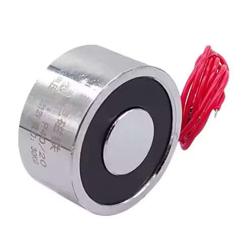 24V Cylinder Electric Magnet P40/20 Lifting 30Kg 300N Electro Magnet 12V Solenoid Electromagnet 5V 6