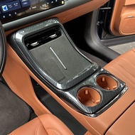 Aion v ฝาครอบสวิตช์หน้าต่างพวงมาลัย คาร์บอนไฟเบอร์ ฝาครอบแผงเกียร์ ครอบแอร์หลัง ช่องระบายอากาศ สําหร