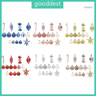 GOO Christmas Balls Set of 40 Plastic Sphere Ornaments Hanging  Decor