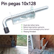 Stainless Spring Loaded Pin Bolt Lock Assembly Latch Spring Latch Door Stopper Stainless Steel Door 