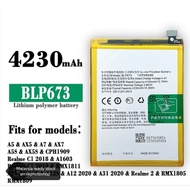 Original OPPO A3, A5, AX5, A5S A55, A7, AX7, A1603, Model: BLP673 Li-ion Battery