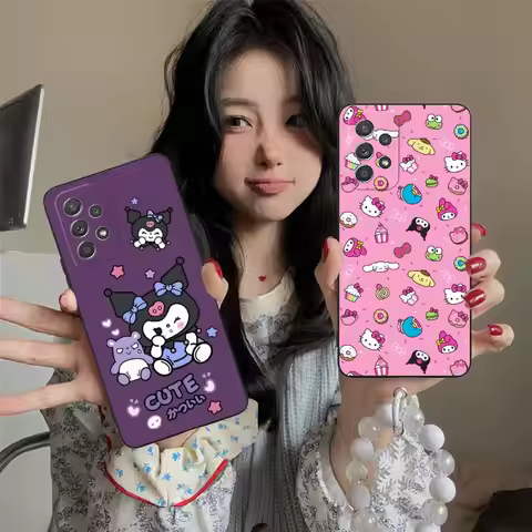 Cartoon O-Kuromis-M Phone Case for Samsung Galaxy A73 72 71 70 56 55 54 53 52 36 35 34 23 16 15 5G B