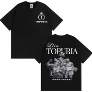El Matador Ilia Topuria Graphic Print T-Shirt Men Fashion Vintage Short Sleeve Unisex Casual Cotton 