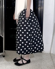 Rotsaniyom Polka Dot Puffy Tote Bag