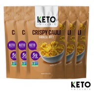 ขนมคีโต ดอกกะหล่ำทอดสูญญากาศ Cauliflower Chips Barbecue & Herb Keto snacks