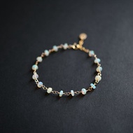 水蛋白石手鍊 心想事成 歐帕石 妖精石 10月誕生石 Water Opal