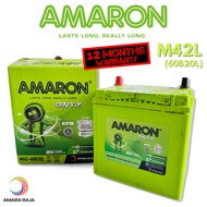 【SABAH】Amaron Hi Life M42L M42R 60B20L 60B20R EFB Start Stop EcoIdle Car Bateri Kereta Perodia Bezza