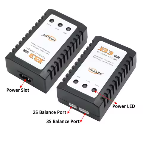 Charge B3 10W B3 Pro 10W RC Compact Charger 2S 3S Lipo Rechargeable Battery Adapter 7.4V 11.1V Profe