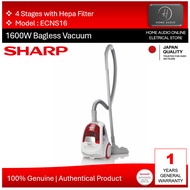 Sharp Vacuum Cleaner Bagless 1600W  Vacuum Cleaner - ECNS16