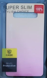 全新Samsung S10+ 粉紅漸變色玻璃手機套(三星電話套)