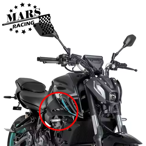 For YAMAHA MT07 MT-07 MT 07 2021 2022 2023 2024 Motorcycle Alerons Laterals Naked Side Spoiler Wingl