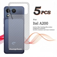 5pcs For Itel A200 Carbon Fiber Back Film Stickers Itel A70 Itel A50 A90 A80 Itel P65 Itel Rs4 A50C 