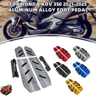New ADV350 2021-2025 Motorcycle Footrest Foot Rest Pads Pedal Plate Board Pedals FootBoard Accessori