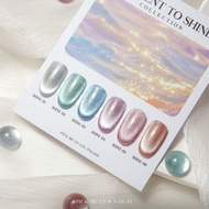 คอลเลคชันใหม่! เซทสีเจลทาเล็บ Pick Me Up - Moment To Shine Collection 6 เฉดสี ขนาด 15 ml. แบรนด์ไทย