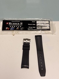 Rubber B 黑色橡膠錶帶