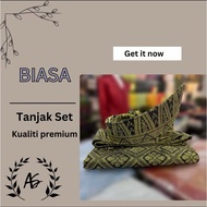 SET TANJAK BIASA | Hitam Gold Laras Sesuai Untuk Dewasa By ALI SONGKET