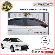 Audi Audi A3 (Sedan) 2013-2020 Venttec Premium Acrylic 3mm Door Visor 3"