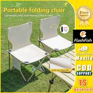 Flashfish Camping Chair Folding White Outdoor Chair for Camping Beach Chair Camping Chair Foldable