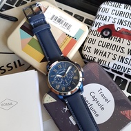 Fossil  FS5151 Grant Blue Dial Chronograph Mens Watch