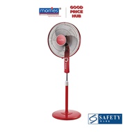 Morries 16" Stand Fan W/Timer (Metal Blade/4 Speed) MS565SFT