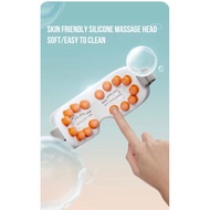 Eye massage machine with eye mist spray