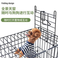 Dog Cage Small and Medium-Sized Dogs Teddy Dog Cage Pet Dog Cage Dog Cage Household Folding with Toilet Cat Cage Rabbit