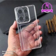 M6 Pro 4Gpoco X6 5G Clear Card Case Clear Card Slot Case M6 Pro 4Gpoco X6 5Gpoco