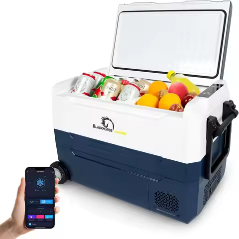 37QT/35L Portable Car Refrigerator Freezer Compressor Cooler Dual Zone 12V