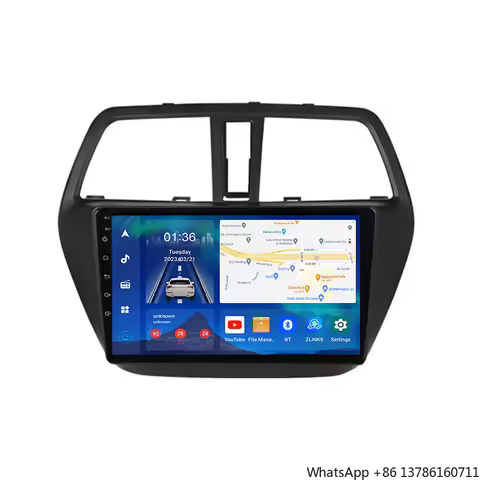 Android Car Radio System DSP Carplay Mirror Link for Suzuki S-Cross 2014-2017 Stereo for Multimedia 