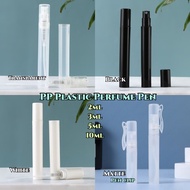 Botol kosong Minyak Wangi 2ml/3ml/4ml/5ml/10ml Portable travel refillable(PP)mini perfume pen empty 