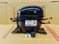 คอมตู้เย็น ตู้แช่ มือสอง รุ่น AK100CY1 ขนาด 1/8 แรง น้ำยา R600a พร้อม รีเลย์+โอเวอร์โหลด ( ไม่มีฝาคร