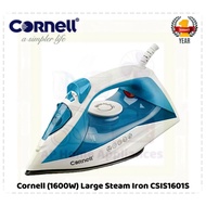 Cornell (1600 Watt) Large Steam Iron (non Stick Soleplate) CSIS1601S | CSI-S1601S (1 Year Warranty)
