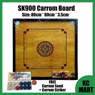 SK900 Carrom Board (Free Carrom Striker, Carrom Seed)
