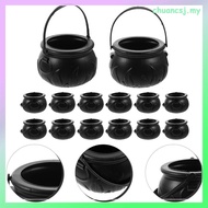 24 Pcs Cauldron Halloween Large Candy Bucket Witch Decor Small Basket Party Decorations Bowl Kettle 