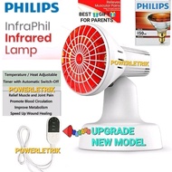 NEW MODEL PHILIPS InfraPhil 150W INFRARED DIMMABLE LAMP HEATER ADJUSTABLE &amp; TIME CONTROL