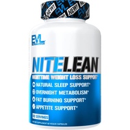 Evlution Nutrition Night Time Fat Burner Support - Overnight Sleep and Weight Loss Support Pills wit